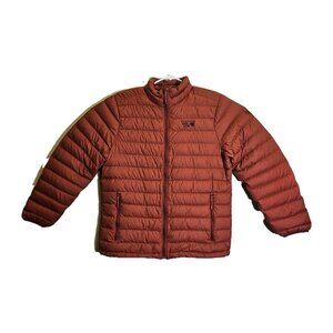 Mountain Hardwear Micratio Down Jacket Mens Size Large Color Red.